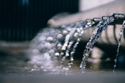 water flowing